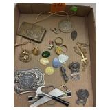 Belt Buckles, Jewelry, Misc Flat