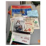 Vntg Childs Craft Apron, Patterns, misc