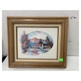 Covered Bridge painting