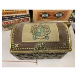 Tobacco cigar pencil jewelry boxes, tin