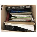 Box of Books and planners