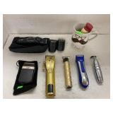 Shaving, trimming tools (only Braun has cord)