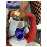 Box of kitchen items Decor