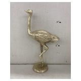 Metal ostrich figure