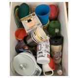 Box of cups and plates