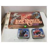 Lone Ranger Game and 2 Metal Boxes