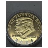 Donald Trump 2025 commemorative collectible coin