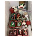 Christmas Lot, Candles, hallmark Ornaments