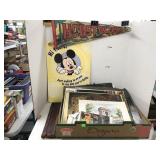 Flat of Memorabilia, Vntg ledger