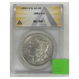 Morgan Silver Dollar - dated 1881