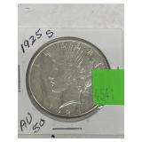 1925 United States Peace Silver Dollar
