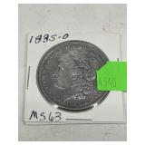 Morgan Silver Dollar - dated 1885