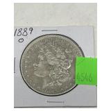 Morgan Silver Dollar - dated 1889