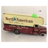 Metal toy truck, Tires Missing, North American