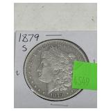Morgan Silver Dollar - dated 1879