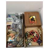 Toys, Assorted Collectible Cards, Thimbles, Misc
