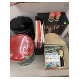 Empty Peanuts Tins, Postcards, Metal Campbells