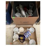 Mugs, glasses, misc