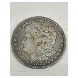 Morgan Silver Dollar - dated 1885
