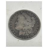 Morgan Silver Dollar - dated 1900