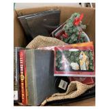 Box of Ornament, Tree, Books, Misc