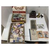 Bells, Pins, Assorted Collectible Cards, Misc