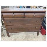 Antique Dresser - top warped - needs repair