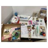 Nixon Pins, Elvis Item, Stamps, Marbles, Misc