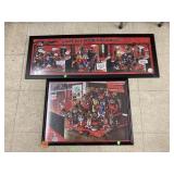 Framed Cleveland Browns puzzle pictures