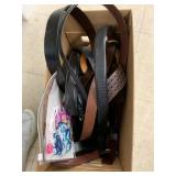 Box of Belts and Misc