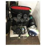 Binoculars, garmin, Radio, Flashlight