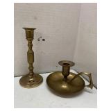 2cnt Brass Candle Holders