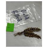 Vintage Brooch - marked - gold filled