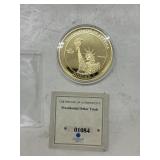 Presidential Dollar Trial commemorative token