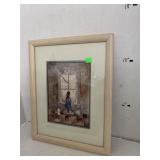 Girl Looking Out window Picture