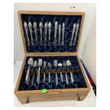 Assorted Silverware and Box