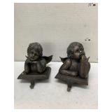 2cnt Angel Stocking Hooks