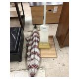 Patio Umbrella , Shampooer Vacuum, Counter Piece