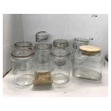 8 Vintage Jars, 1940 Sanijars