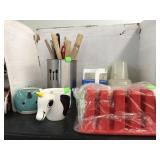 Kitchen lot, Mugs, Utensils, Popsicle