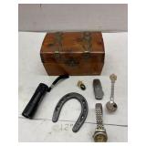 Box, Watch, Knife, Misc Lot
