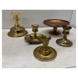 Brass & Copper Candle Holders