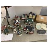 Christmas Houses and Pond