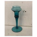Vntg Glass Candle Holder