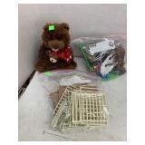 Horse Toys, Fence?, and Beaver Toy