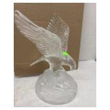 Vintage Crystal Glass American Eagle Figurine