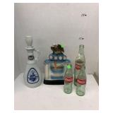 Coke Bottles & Beam Decanters