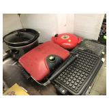 Crock Pot, Quesadilla Maker, George Foreman Grill