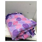 Barbie Blanket -Fleece approx  4 ft x 4ft
