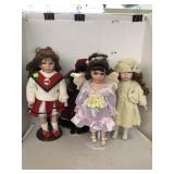 4cnt Porcelain Dolls